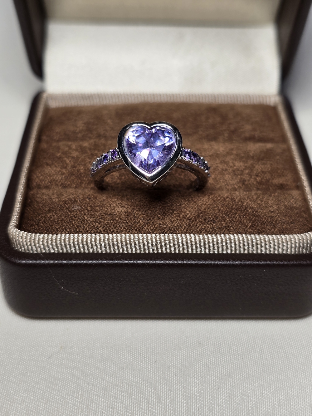🌟3 for $18!🌟Heart-Shaped Purple Gemstone Ring
